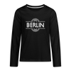 Berliner Fahrradkette - Teenager Langarmshirt - Schwarz