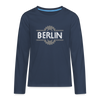 Berliner Fahrradkette - Teenager Langarmshirt - Navy