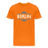 Berliner Fahrradkette - Männer Premium T-Shirt - Orange