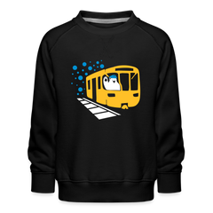 Bär in U-Bahn Kommt - Kinder Premium Sweatshirt