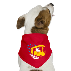 Bär in U-Bahn Kommt - Hunde-Bandana