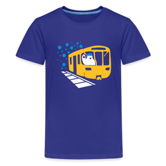 Bär in U-Bahn Kommt - Teenager Premium T-Shirt
