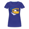 Bär in U-Bahn Kommt - Frauen Premium T-Shirt - Königsblau