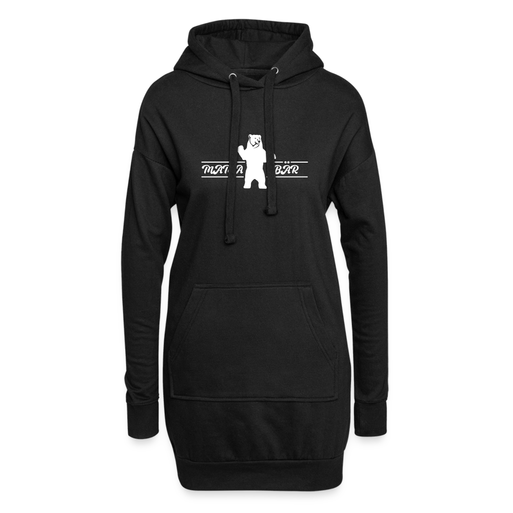 Mama Bär  - Hoodie-Kleid - Schwarz