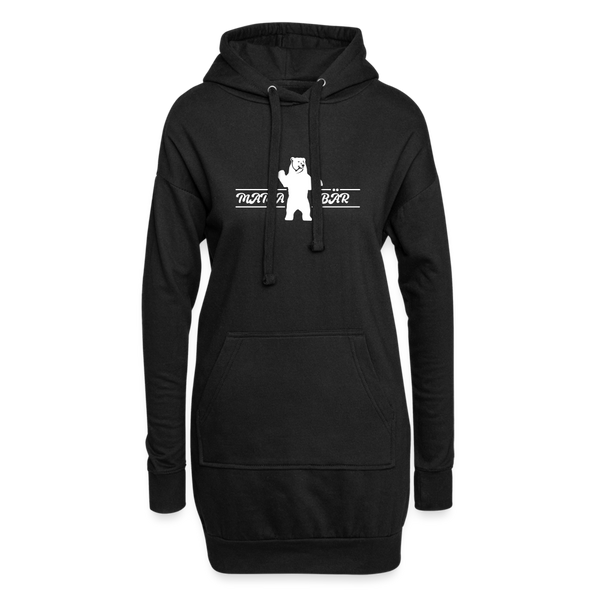 Mama Bär  - Hoodie-Kleid - Schwarz