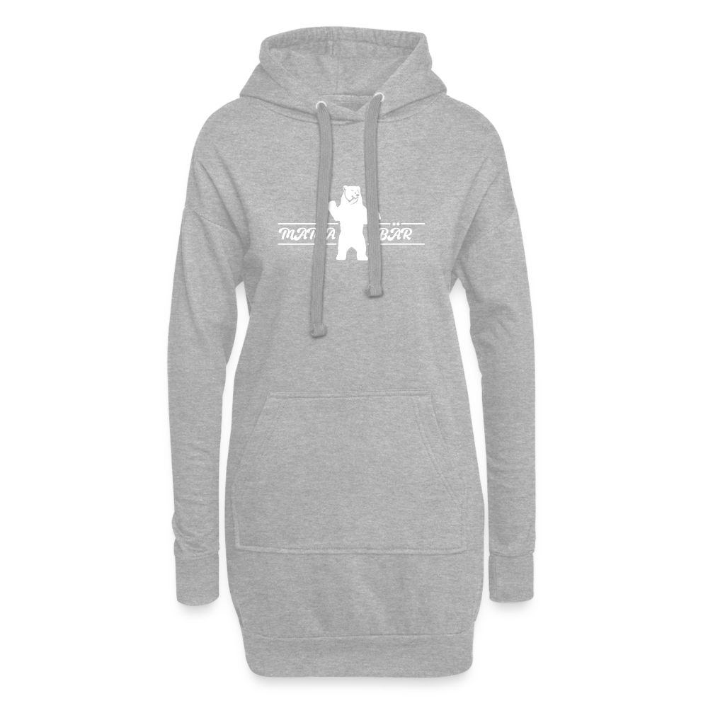 Mama Bär  - Hoodie-Kleid - Grau meliert
