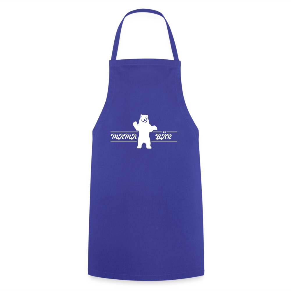 Mama Bär  - Kochschürze - Royalblau
