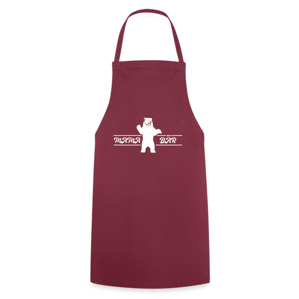 Mama Bär  - Kochschürze - Bordeaux