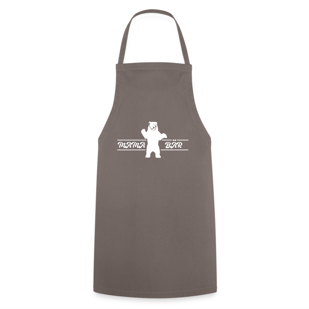 Mama Bär  - Kochschürze - Grau