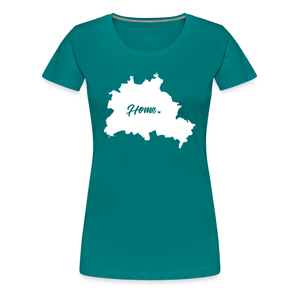 Heimat Berlin - Frauen Premium T-Shirt - Divablau