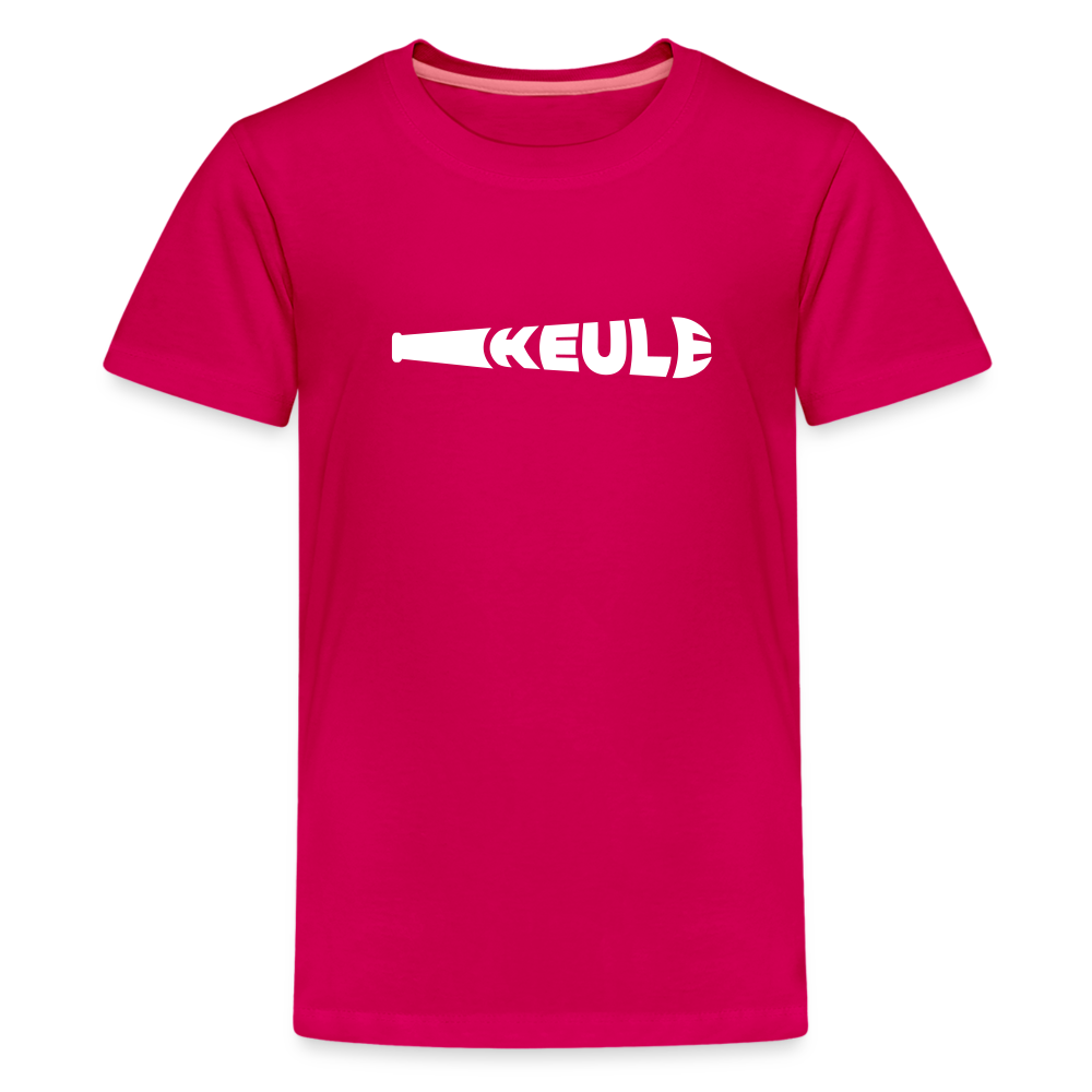 Keule - Teenager Premium T-Shirt - dunkles Pink