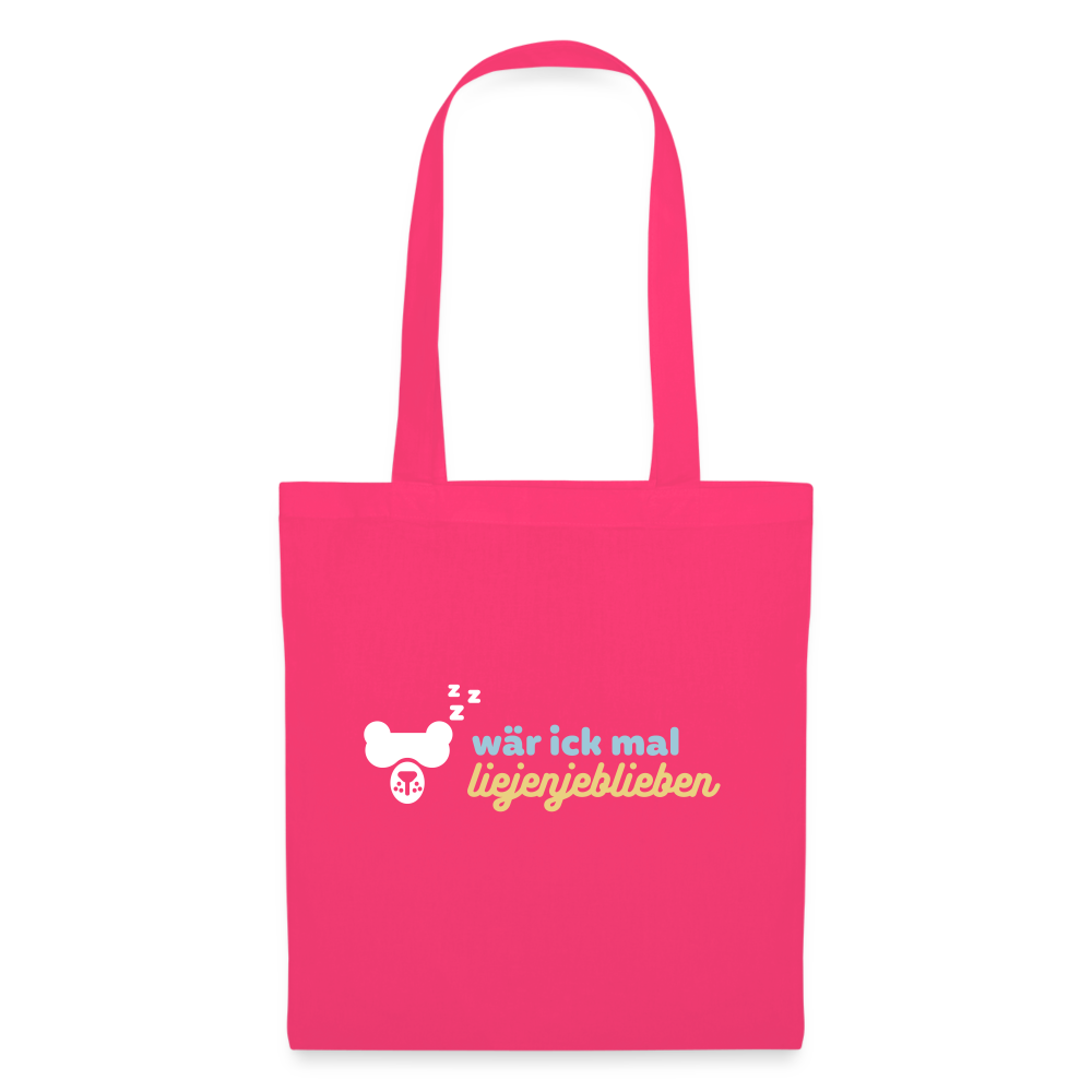 wär ick mal liejenjeblieben - Stoffbeutel - Azalea