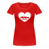 I love Berlin weiß - Frauen Premium T-Shirt - Rot