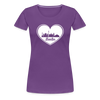 I love Berlin weiß - Frauen Premium T-Shirt - Lila