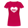 I love Berlin weiß - Frauen Premium T-Shirt - dunkles Pink