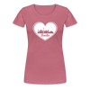 I love Berlin weiß - Frauen Premium T-Shirt - Malve