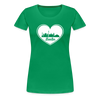 I love Berlin weiß - Frauen Premium T-Shirt - Kelly Green