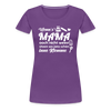Wenn's Mama wees - Frauen Premium T-Shirt - Lila