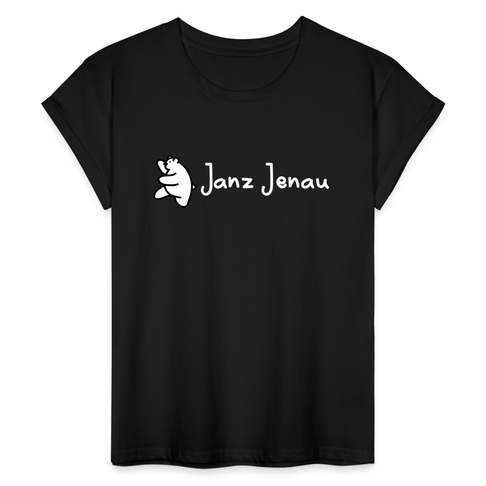 Janz Jenau - Frauen Oversize T-Shirt - Schwarz