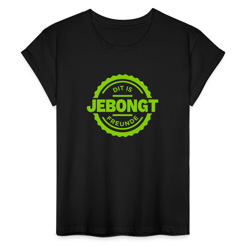 Jebongt Freunde - Frauen Oversize T-Shirt - Schwarz