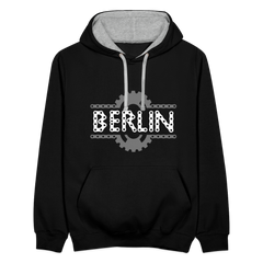 Berliner Fahrradkette - Kontrast Hoodie