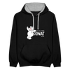 Dit is mir sowat von - Kontrast Hoodie - Schwarz/Grau meliert