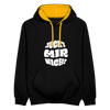Juckt Mir Nich! - Kontrast Hoodie - Schwarz/Gold