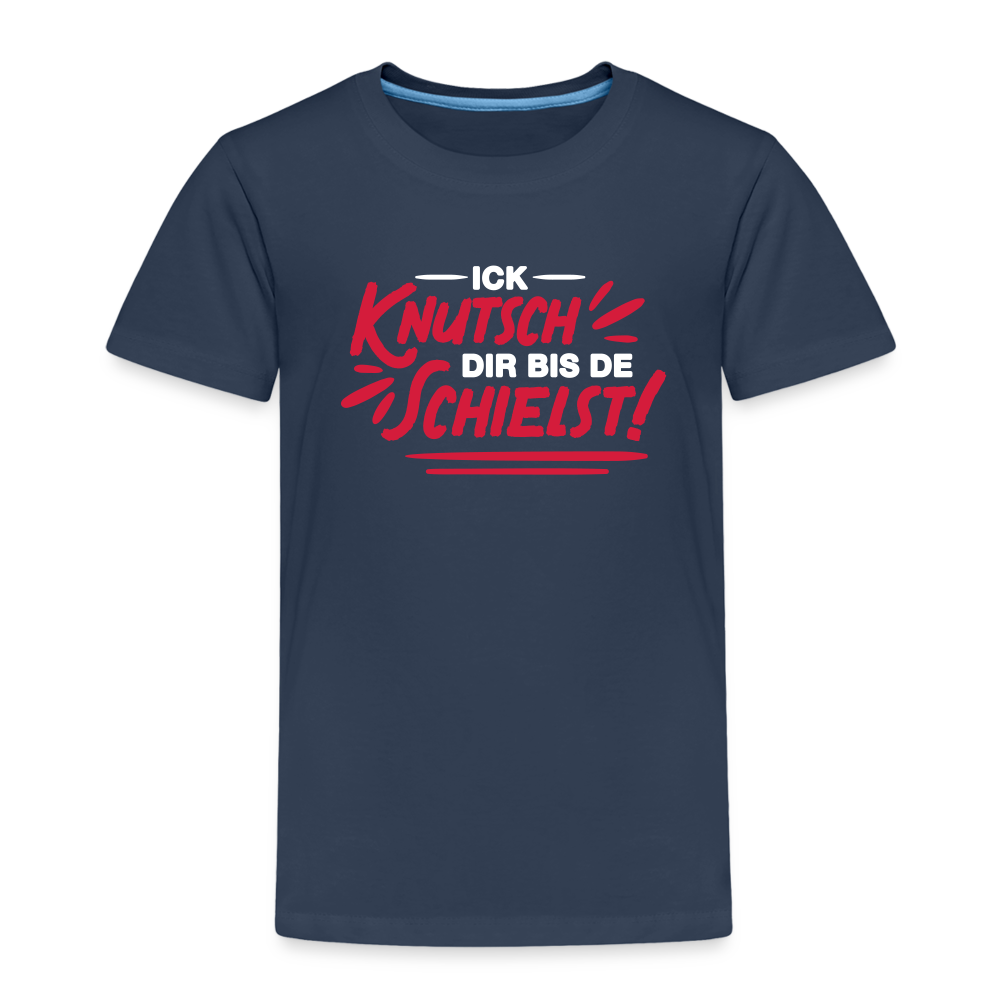 Ick knutsch dir! - Kinder Premium T-Shirt - Navy