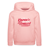 Ick knutsch dir! - Kinder Premium Hoodie - Kristallrosa