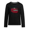 Ick knutsch dir! - Teenager Langarmshirt - Schwarz
