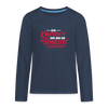 Ick knutsch dir! - Teenager Langarmshirt - Navy