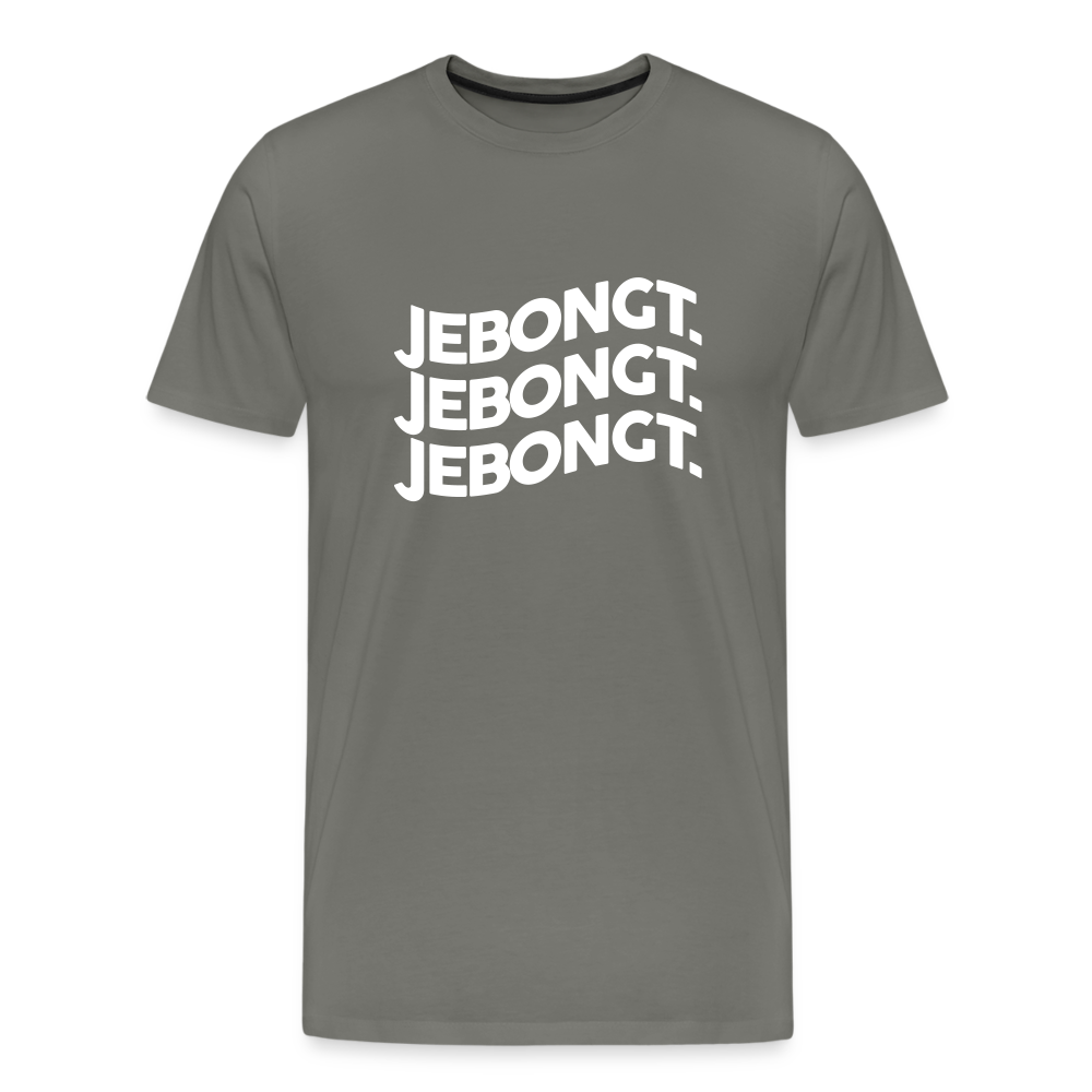 Jebongt! - Männer Premium T-Shirt - Asphalt