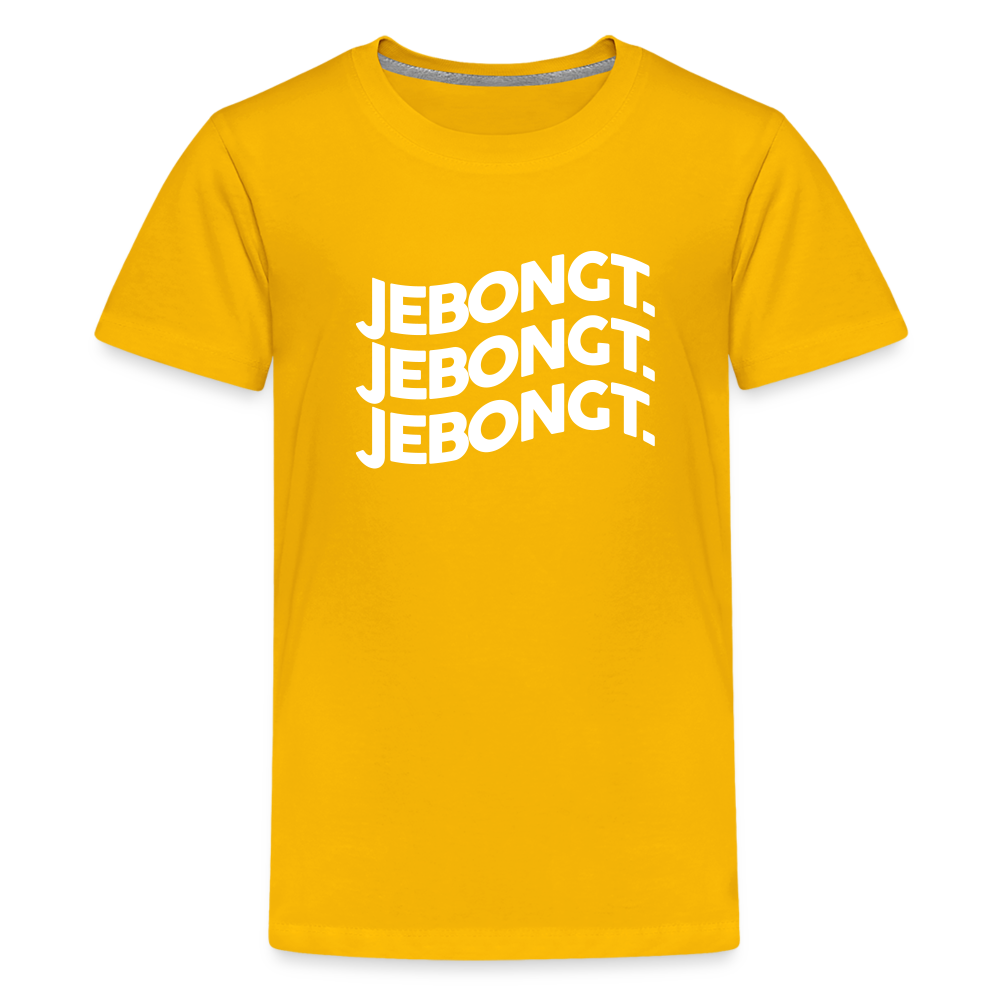 Jebongt! - Teenager Premium T-Shirt - Sonnengelb