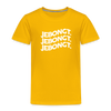 Jebongt! - Kinder Premium T-Shirt - Sonnengelb