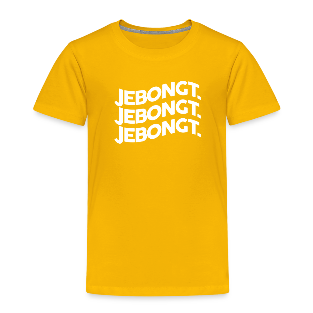Jebongt! - Kinder Premium T-Shirt - Sonnengelb