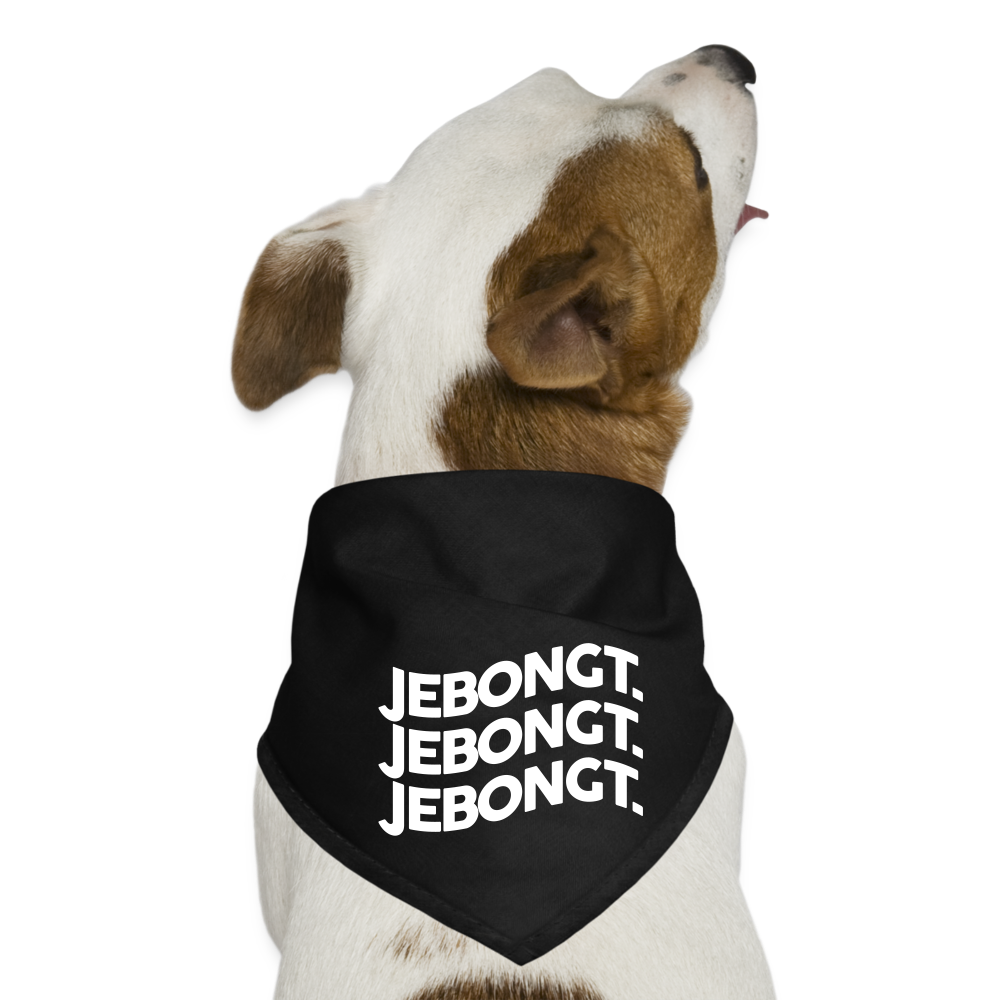 Jebongt! - Hunde-Bandana - Schwarz