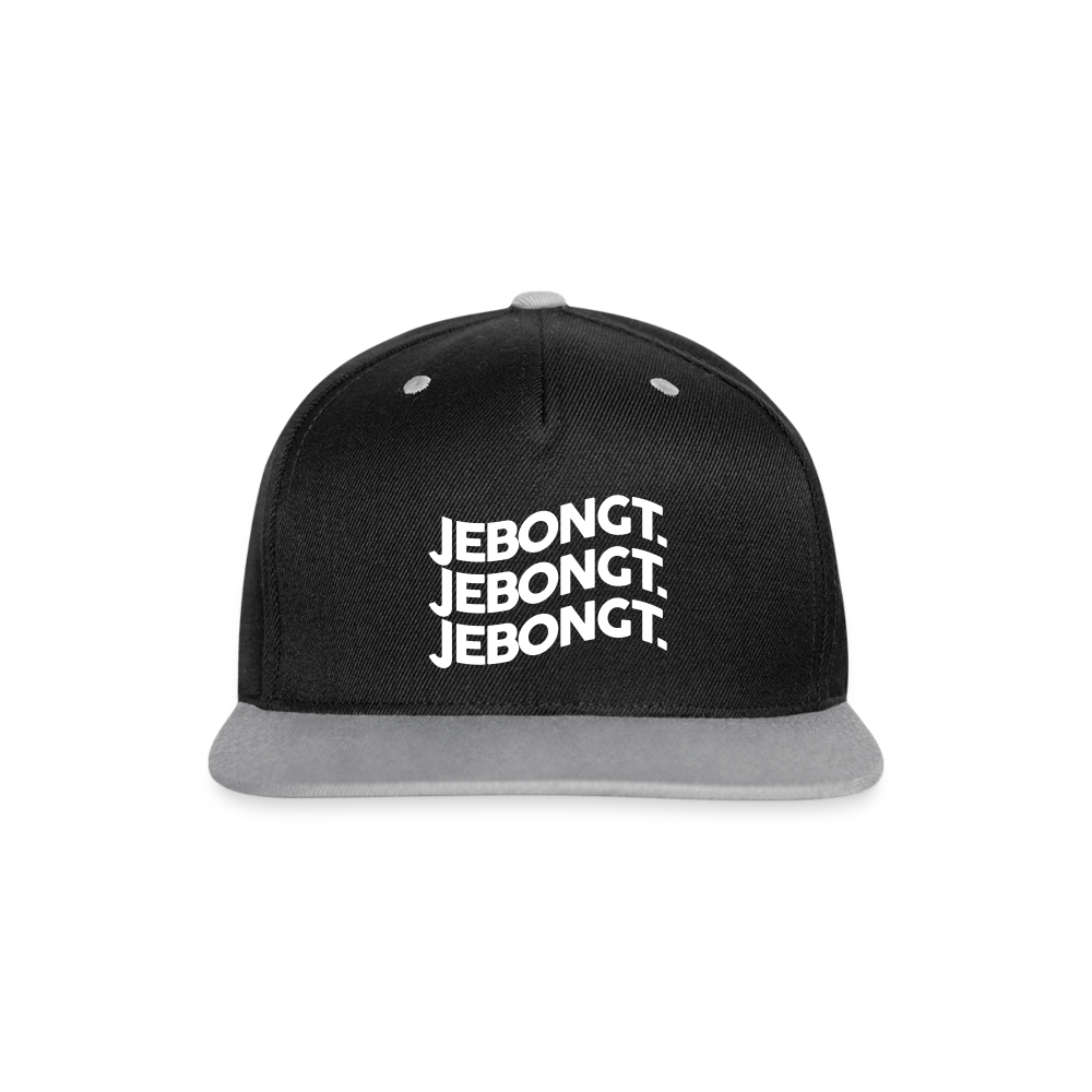 Jebongt - Snapback Cap - Schwarz/Grau
