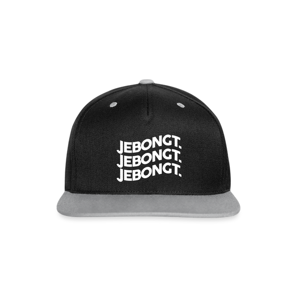 Jebongt - Snapback Cap - Schwarz/Grau