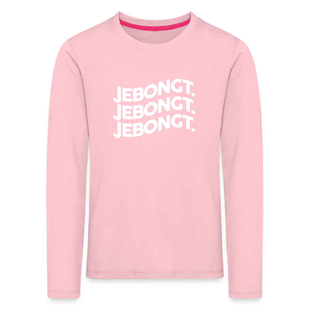 Jebongt! - Kinder Langarmshirt - Hellrosa