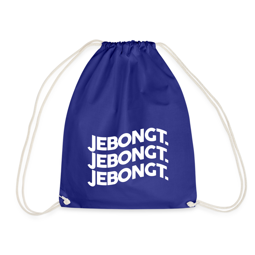Jebongt! - Turnbeutel - Königsblau