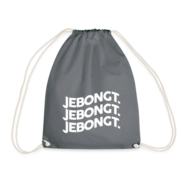 Jebongt! - Turnbeutel - Grau