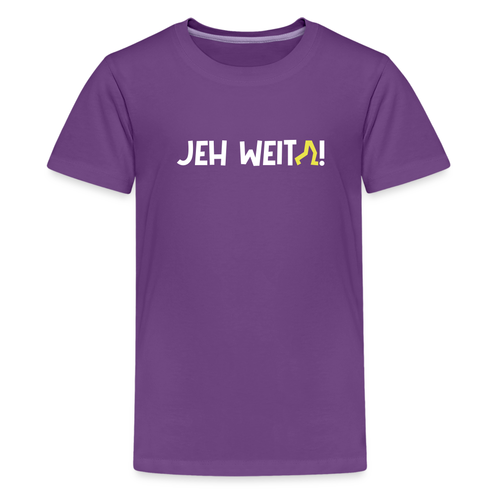 Jeh Weita! - Teenager Premium T-Shirt - purple