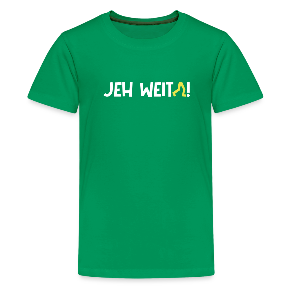 Jeh Weita! - Teenager Premium T-Shirt - kelly green
