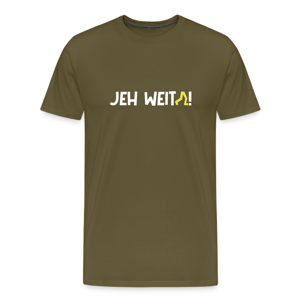 Jeh Weita! - Männer Premium T-Shirt - khaki