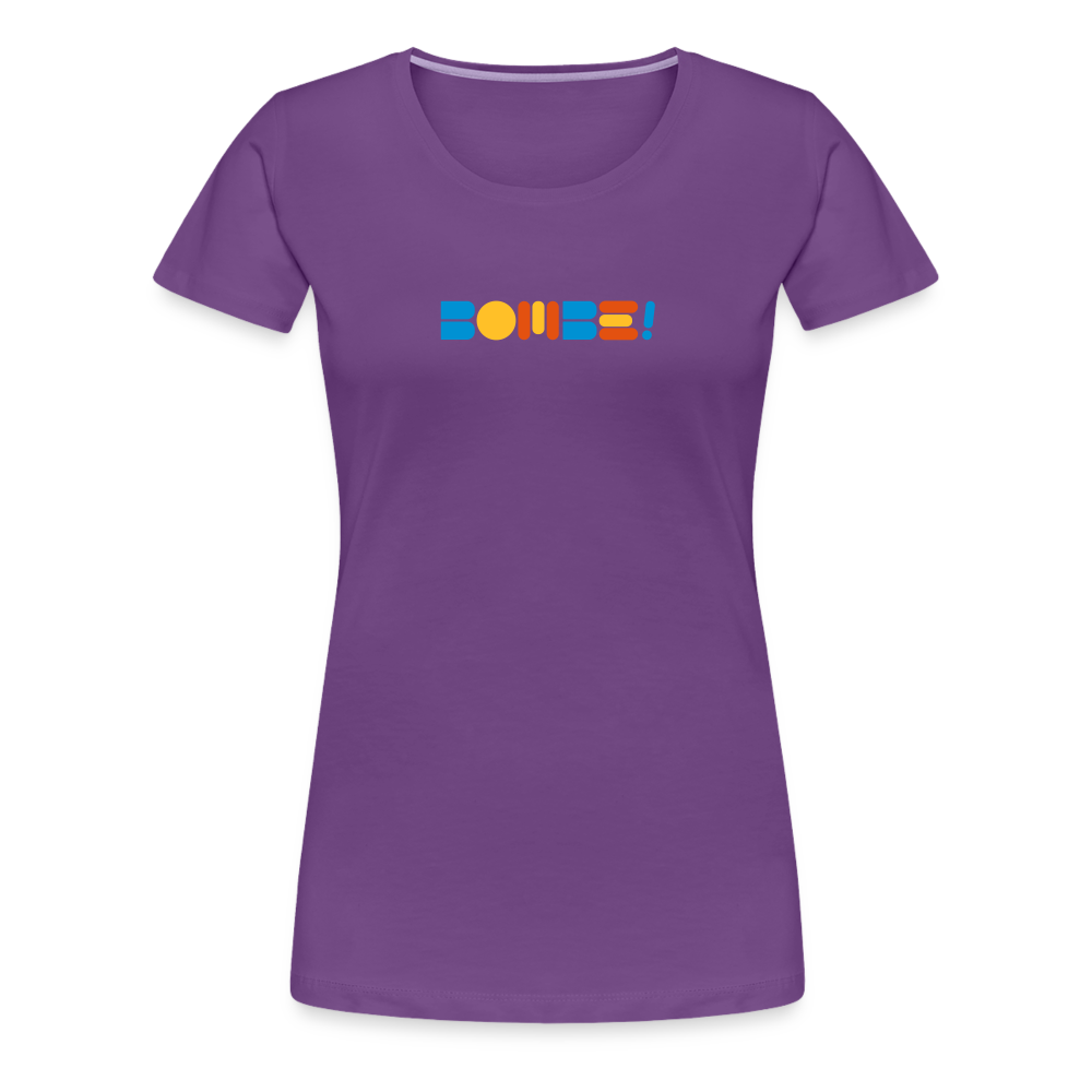Bombe! - Frauen Premium T-Shirt - purple
