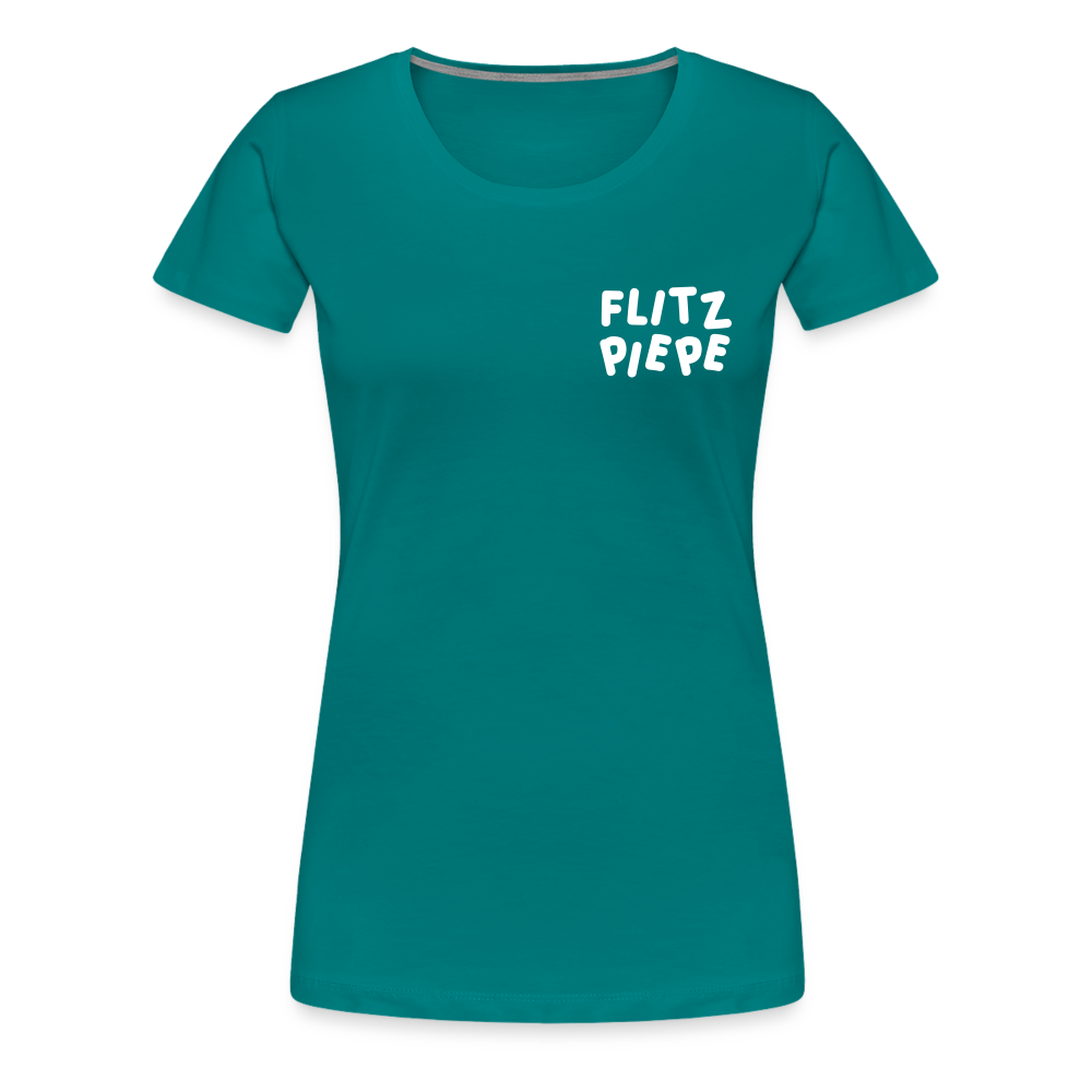 Flitzpiepe - Frauen Premium T-Shirt - diva blue