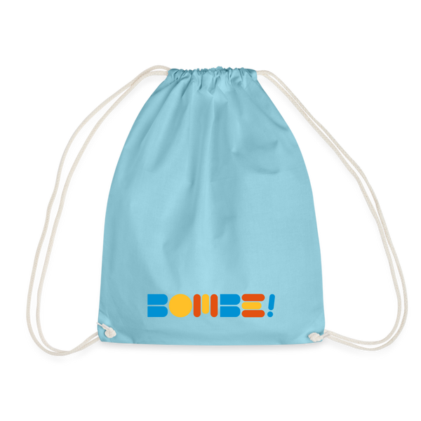 Bombe! - Turnbeutel - aqua