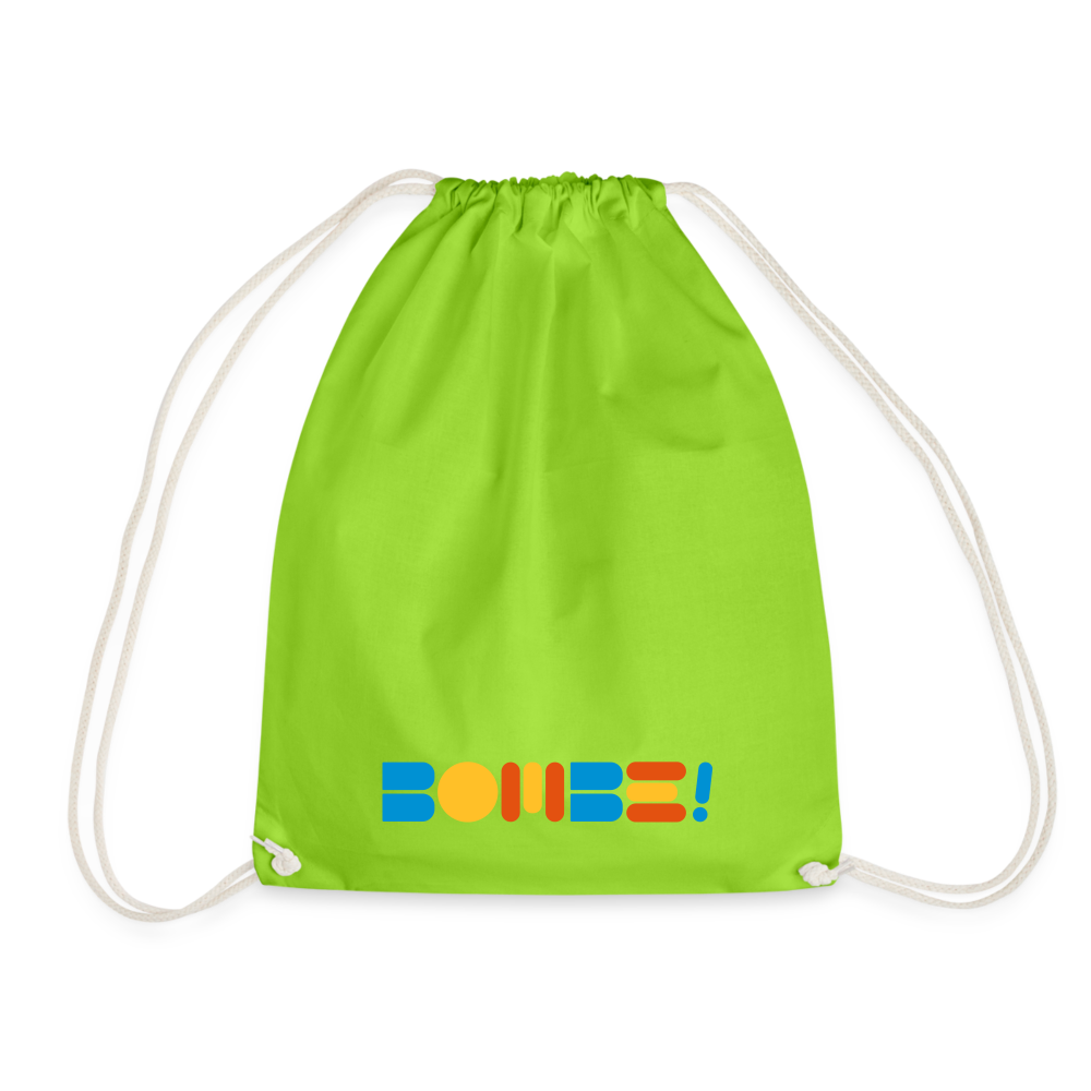 Bombe! - Turnbeutel - neon green
