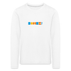 Bombe! - Kinder Langarmshirt - white