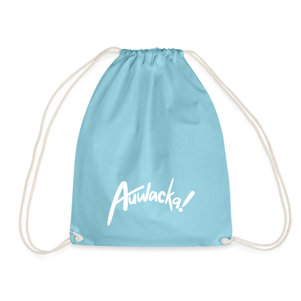 Auwacka! - Turnbeutel - aqua